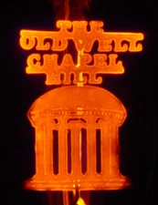 RARE AEROLUX " UNC NORTH CAROLINA" GLOWLAMP, WORKS PERFECTLY!