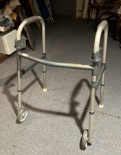 Invacare Folding Walker W/2 Release Buttons W/5" Wheels. Delivery an Option