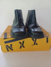 NUNN BUSH Men's Boots Black Leather Size 9M 83893 Darian 205256 Made In India