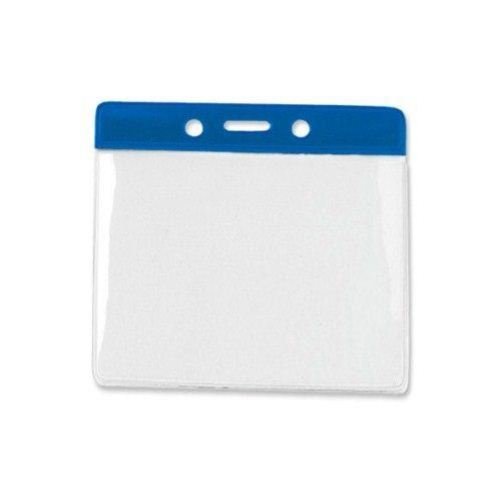 2 Extra Large ID Badge Holder 4 X 4 5 Clear Lanyard Holes Horizontal 