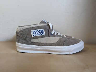 Vans OG Half Cab LX Hairy Suede Khaki Sneakers Men s Size 9