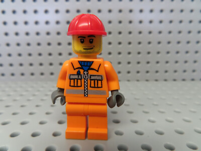Lego Figur City Bauarbeiter Construction Worker Bauhelm cty0113 3182 7633 7630