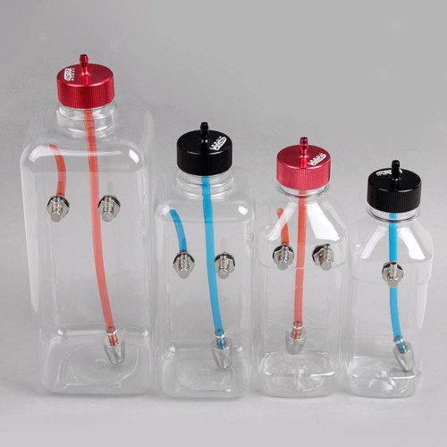 RC-Kraftstofftank Transparent, 300 Ml – Für Modellflugzeuge 15-26cc, Mit Metallanschlüssen & Dichtem Verschluss