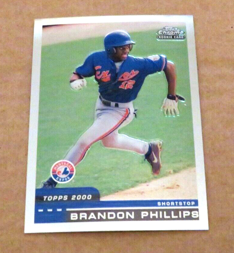 Brandon Phillips RC Montreal Expos 2000 Topps Chrome Traded and Rookies Card T3