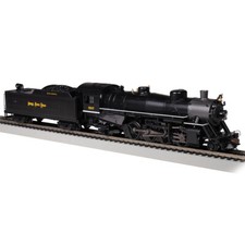 Bachmann 54407 Light 2-8-2 Nickel Plate Road #587 w/Long Tender Locomotive HO