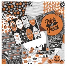 NEW Halloween Happy Haunting Paper Pad by Recollections  , 8" x 8" Double Sided