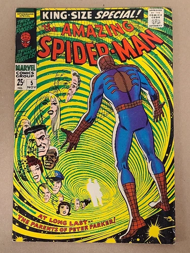 AMAZING SPIDER-MAN ANNUAL #5 NOVEMBER 1968 MARVEL 5.0