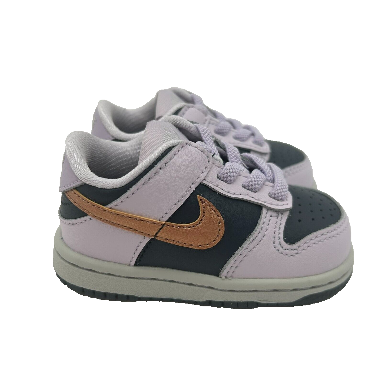 Nike Dunk Low SE Copper Swoosh Toddler Shoes Size 4C-image