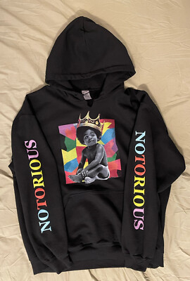 Biggie Smalls Notorious B.I.G. Pullover Hoodie Sweatshirt Biggie Smalls Notorious B.I.G. Pullover Hoodie Sweatshirt