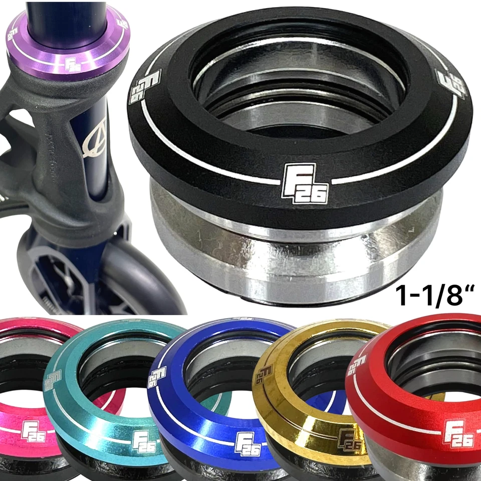 Fantic26 Stunt-Scooter / BMX Full Integrated Headset 1 1/8'' Gabel Steuersatz
