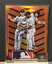  2023 TOPPS UPDATE SERIES ORANGE BLACK VETERAN COMBOS CLUTCH BACK AT HOME  #US69