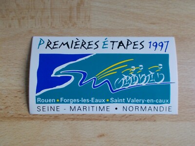 Aufkleber Tour De France 1997 / Rouen - Forges Les Eaux - Saint Valery En Caux