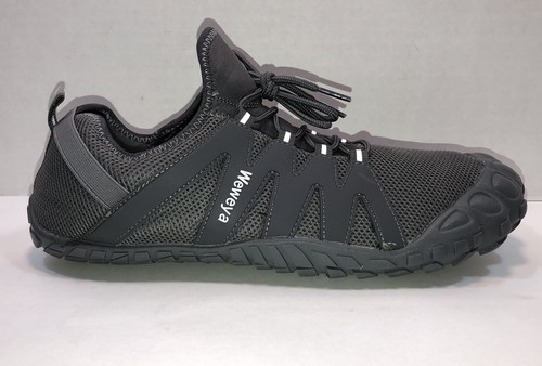 Weweya Barefoot Minimalist Grey Running Shoes Men's EURO Size 45 - Picture 4 of 12