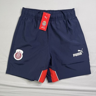 Puma Chivas De Guadalajara Shorts Mens Small ~28  Blue Soccer Athletic Mexico