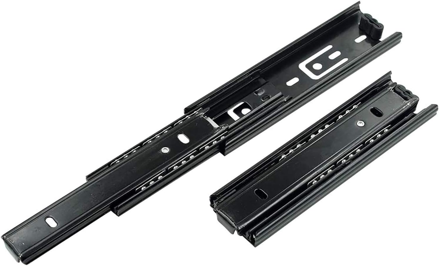 6 Inch Full Extension Ball Bearing Side Mount Drawer Slides 3 Section-image