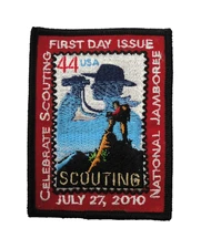 2010 National Boy Scout Jamboree USPS Postal Service First Day Issue Stamp Patch