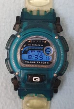 SHARP ILLUMINATOR ALARM CHRONO SHOCK RESISTANT Chronograph Armbanduhr