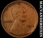 1915 Lincoln Wheat Cent - Scarce  Semi-key  Better Date  No Reserve  #J7863