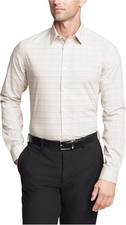 Calvin Klein Mens Steel Stretch Taupe - 14.5 32/33 S