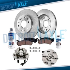 4WD Front Wheel Bearing Hub Brake Rotor for Silverado Sierra 1500 Tahoe Yukon