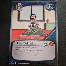 Naruto CCG 1X Left Behind 036 1st Edition Wind Mission LP TCG