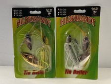 Hildebrandt Tin Roller 1/2 oz & 1 oz Silver Shad & Alewife