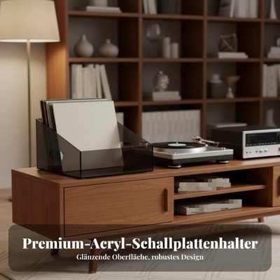 Lp Aufbewahrungsbox großes Fassungsvermögen Holz-Schallplattenkiste für Studio