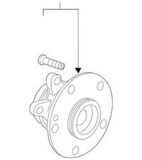 Conjunto de cojinete de rueda y buje genuino Honda 42200-TBA-A01