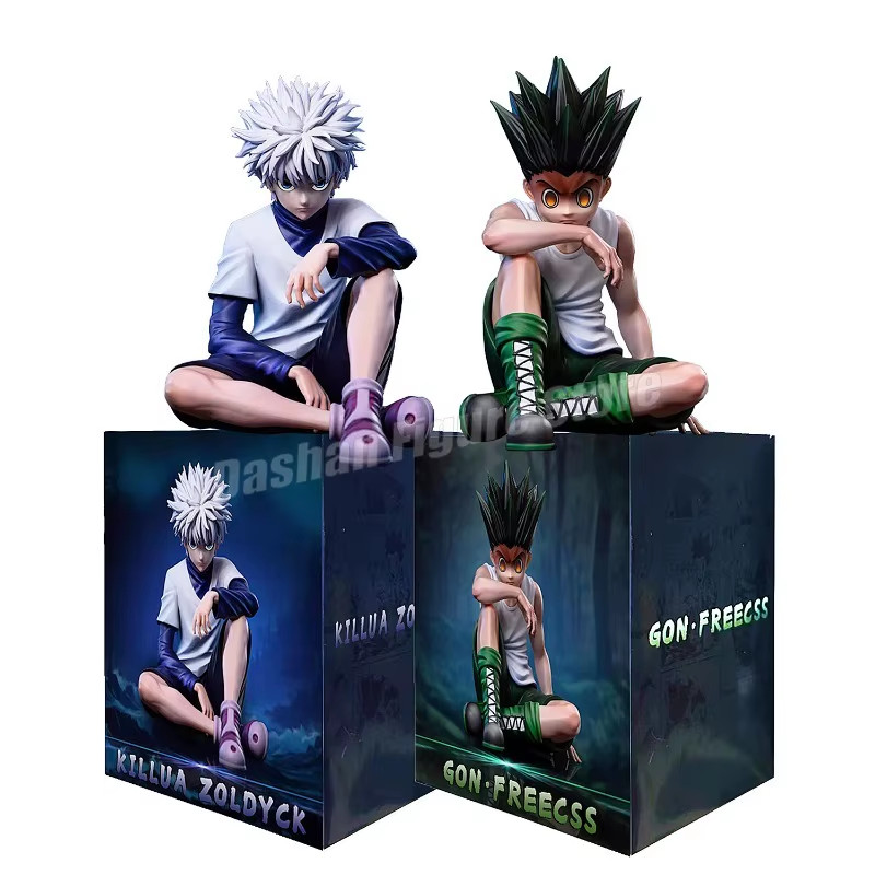 Figura de acción PG Hunter×Hunter GON FREECSS Killua Zoldyck tapón de fideos anime K