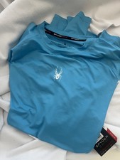 Spyder Men  s Long Sleeve Rash Guard Swim Shirt  M-