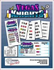 VEGAS Pull Tabs – 900ct $1 Game | Fundraiser Charity Bar Bingo