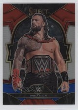 2023 Panini Select WWE Concourse Red & Blue Prizm Roman Reigns #44 7rf