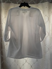 Barco Grey's Anatomy White Lab Coat Medium Long Sleeve Button Up