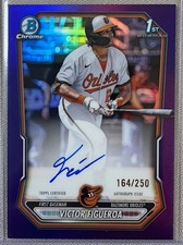 2026 Bowman Chrome Prospect 1st Bowman Auto Purple Victor Figueroa /250