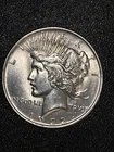 1922 PEACE SILVER DOLLAR UNGRADED - BEAUTIFUL COIN NO MINT MARK PHILADELPHIA