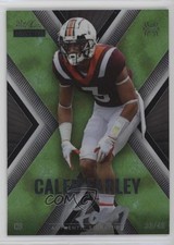 2021 Wild Card MATTE X-Plode Black - Green X /40 Caleb Farley #MXP-10 Auto 11ur