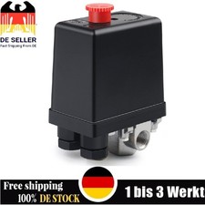 230V Kompressorschalter Druckschalter 6-12bar 16A 4x 1/4