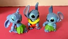 Lot of 3 Disney Lilo and Stitch 2" Cake Toppers / Figures by Just Play-pre-owned