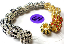 18 Swarovski Crystal Black, Siam Red, Clear Rondelle Bead Inner 4.5mm 10x12mm