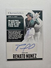 2017 Panini Chronicles #CA-RN Renato Nunez Chronicles Autographs Auto AA66