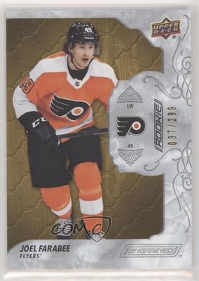 2019-20 Upper Deck Engrained Rookies 37/299 Joel Farabee #52 Rookie RC 1q2