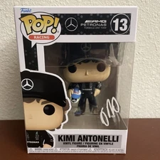 Kimi Antonelli Formula 1 Signed Autographed Rookie Funko W/COA