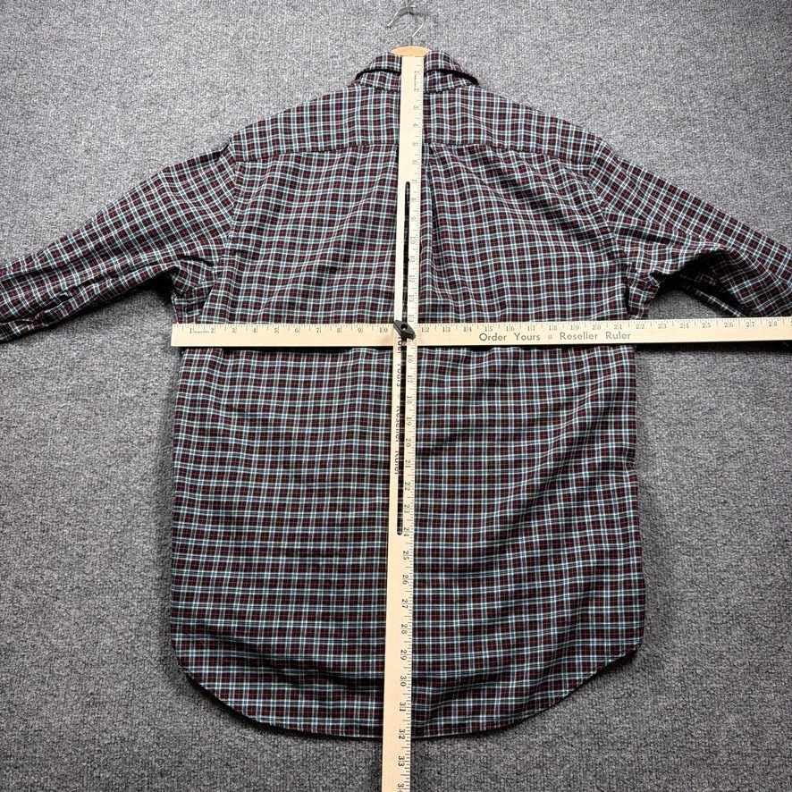 Ralph Lauren Button Down Shirt Mens Large Multicolor Plaid Long Sleeve Cotton image 9
