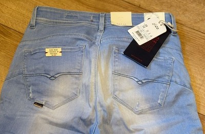Women's Salsa Jeans Premium Wash Distressed 29w 32L UK Size 9 Designer BNWT