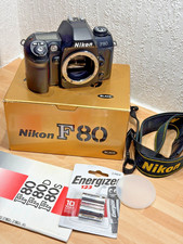 Nikon F80 black camera body near mint tested