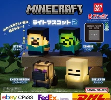 MINECRAFT Light Mascot 2 Complete Set of 4 Capsule toy