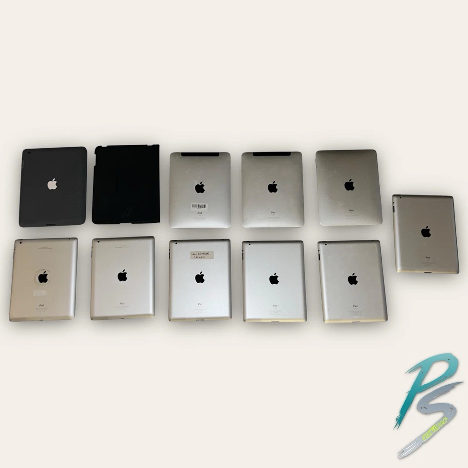 Lot of 9 - Apple iPad A1219, A1337, A1395, A1458 - Untested/AS IS - Image 2 of 2