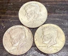 3 -1969 Kennedy Half Dollars 40% Silver