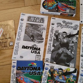 Sega Saturn 3 Free Games Bundle (Virtua Fighter 2, Virtua Cop And Daytona Tested