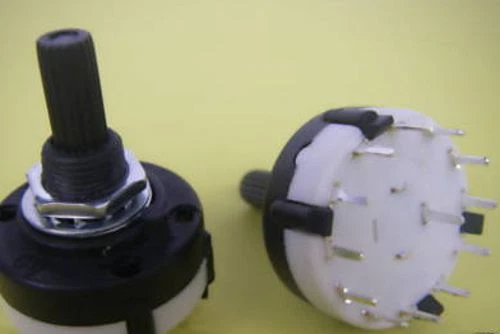 Universal 1 Pole 8 Position PANEL PCB Wiring ROTARY SWITCH Adjustable  1P8T